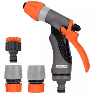 Conjunto Para Irrigação Esguicho Mangueira Jardim - Tramontina