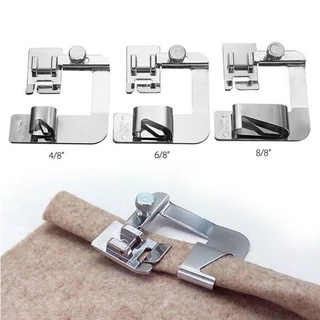 Calcador/Sapata de Fazer Bainha Barra 4/8 ; 5/8 ; 7/8 para Máquina Doméstica.
