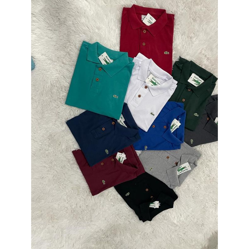 camisa gola polo LAC JAC P M G GG CONFORTAVEL na promoção
