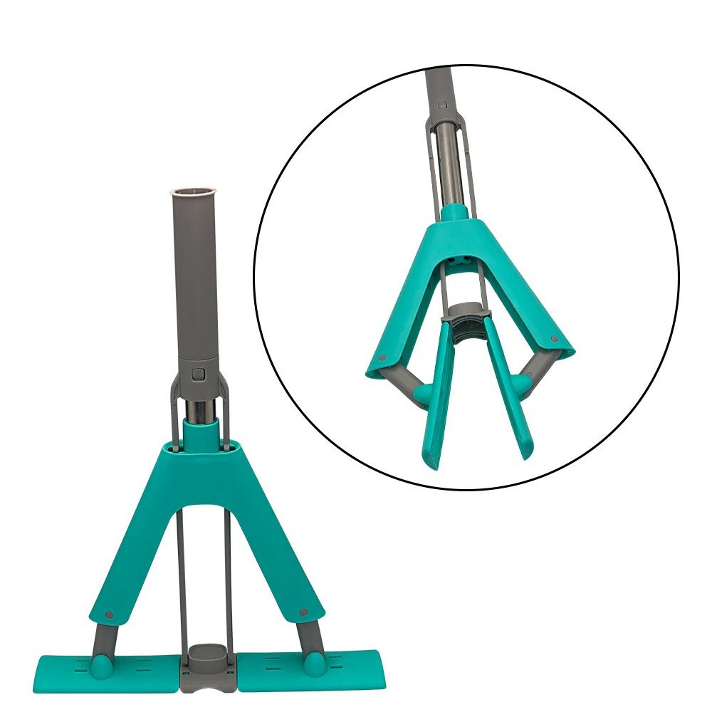 Mop Rodo Fácil Dobrável Com Espuma Absorvente Inovador Lava Seca Ajustável Limpeza Banheiro Cantos Lavanderia Sekito Noviça Esfregão Vassoura mágica