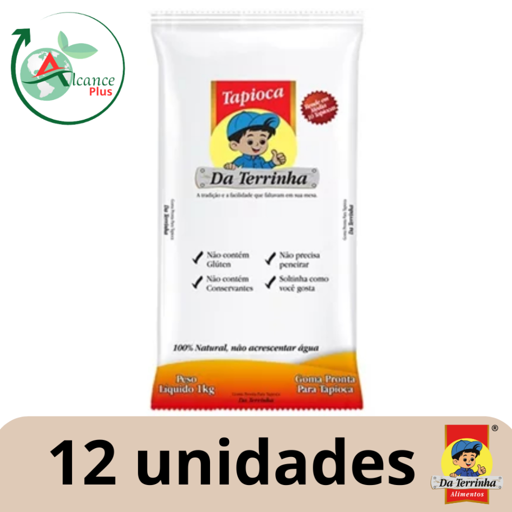Tapioca Terrinha Goma para Tapioca 1KG | Shopee Brasil
