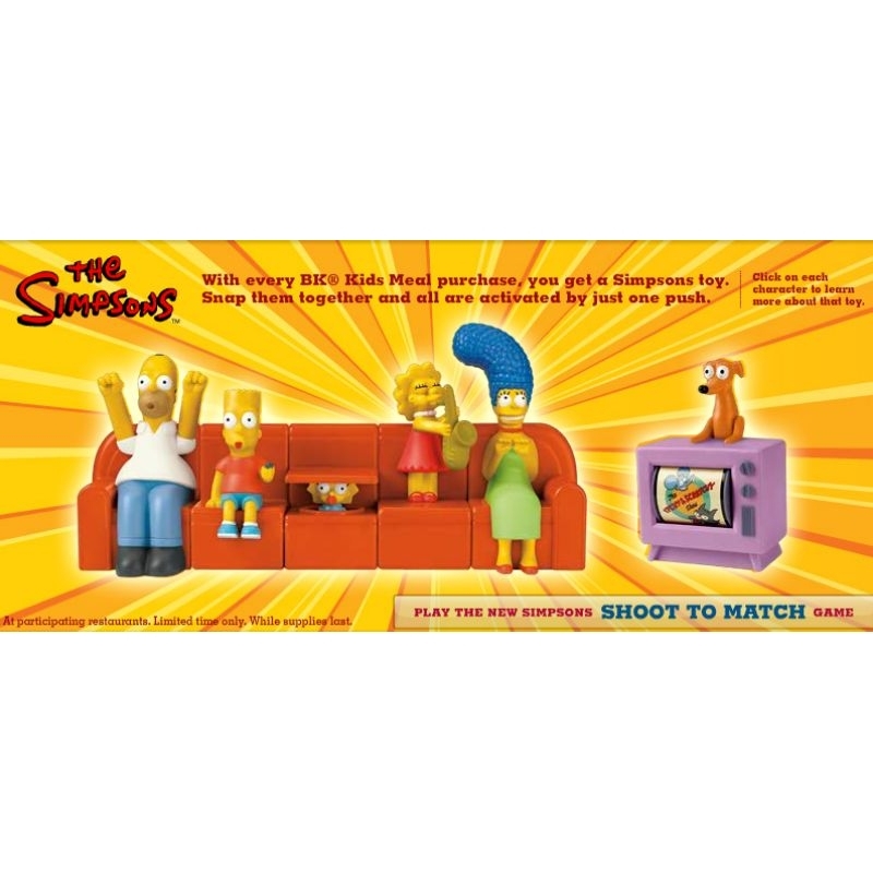 Os Simpsons - Burguer King | Shopee Brasil