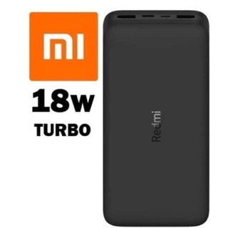 Carregador Powerbank Original Xiaomi Portas USB-C/USB PB200LZM - Preto Original