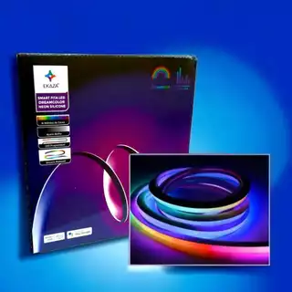 Fita Led Alexa Inteligente Silicone Dreamcolor Neon Rgb 5 Metros