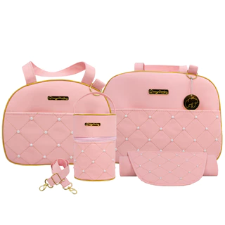 Kit de Bolsas Saída de Maternidade Mãe Bebê Menino Menina