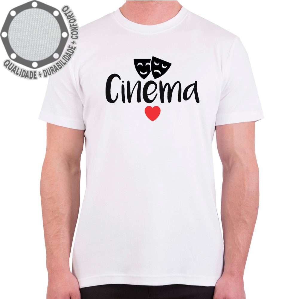 Camiseta Cinema Camisa Personalizada