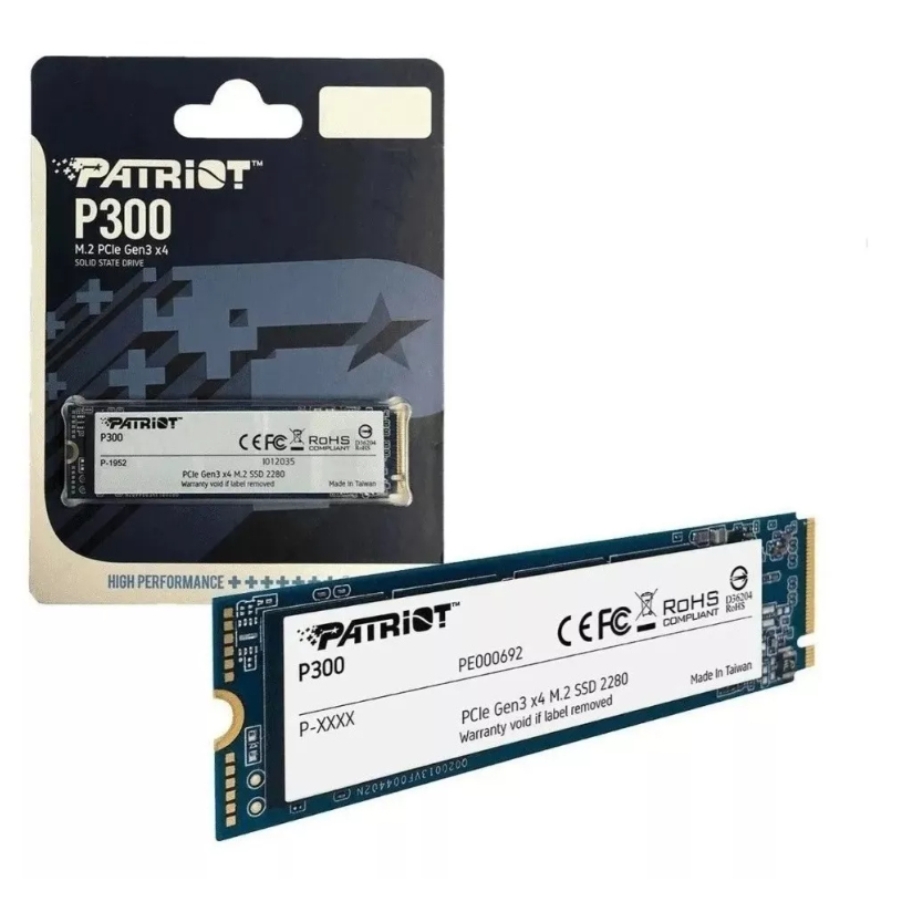 Ssd 256gb Patriot P300 M.2 2280 Nvme Pcie Gen 3x4 P300p256gm28