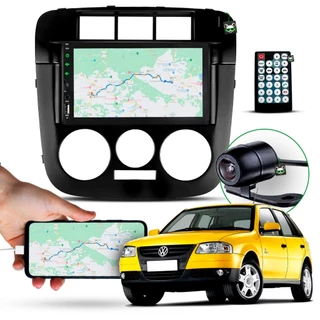 Kit Central Multimídia Mp5 Mp8 Volkswagen Gol G4 2005 2006 2007 2008