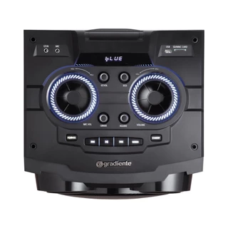Torre De Som GRADIENTE 1800W Black Bass Bluetooth 2xWoofers 12 Bivolt automático