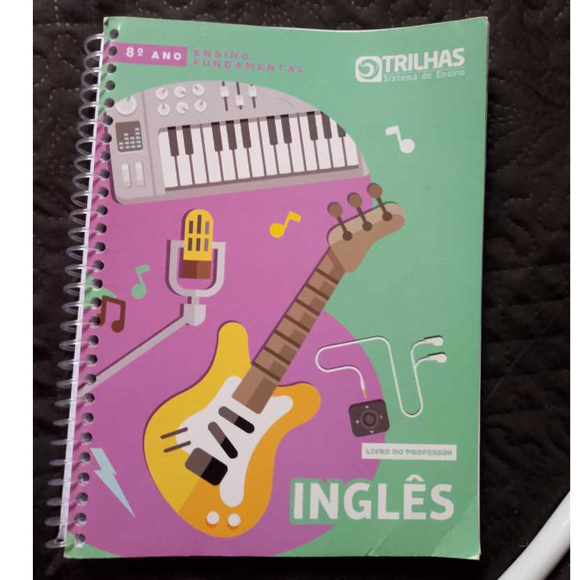 Livro de Inglês 8º ano (do professor) Trilhas | Shopee Brasil