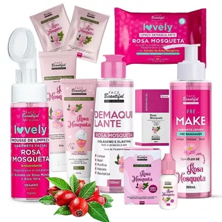 Kit Skin Care Rosa Mosqueta Completo - Face Beautiful
