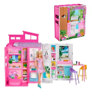 Barbie Estate Nova Casa Glam Com Boneca - Mattel Hrj77