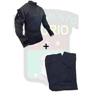 CONJUNTO - COMBAT SHIRT + CALÇA / COR SÓLIDA