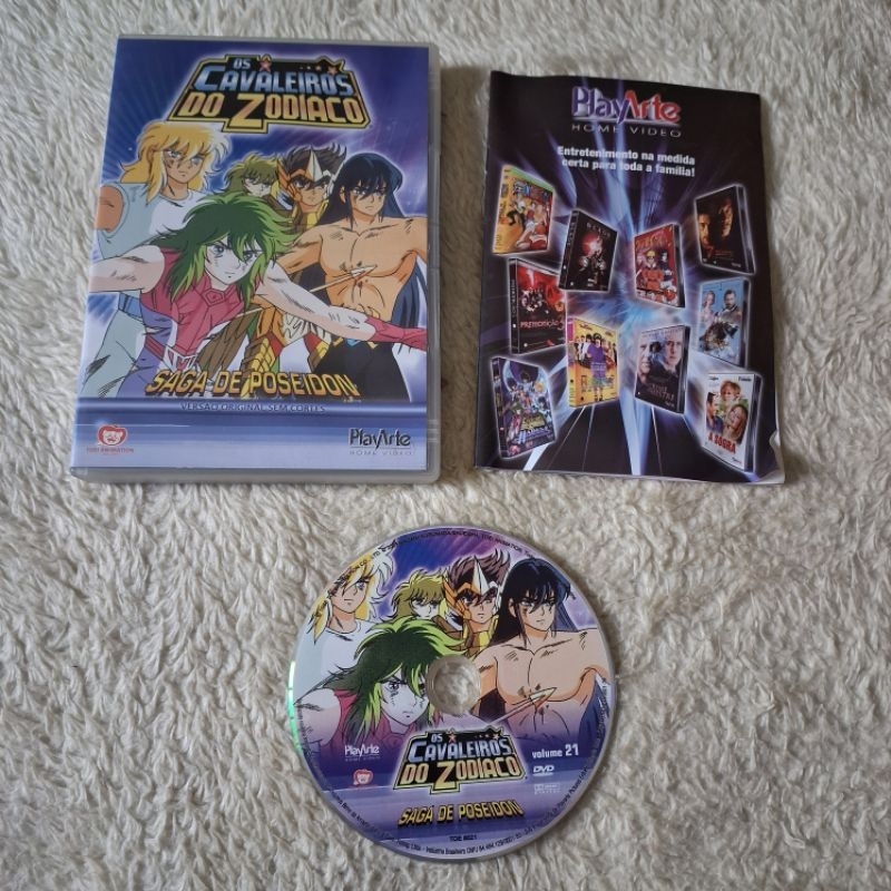 Dvd Cavaleiros do Zodíaco - Volumes 3, 19, 20, 21, Prólogo do Céu