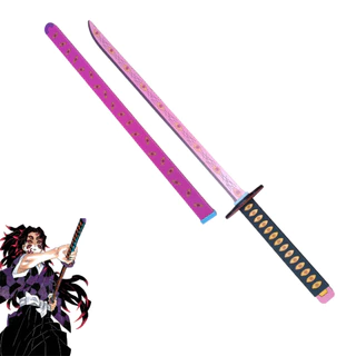 Espada - Katana Demon Slayer / Kimetsu no Yaiba Kokushibo em Madeira