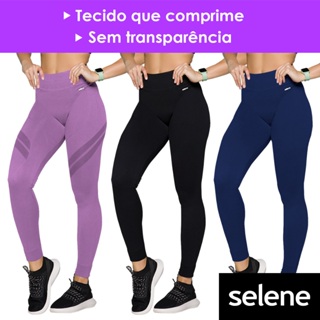 Calça Legging Fitness Moda Academia Suplex Ginástica Fearless Estilo Sempre  - Cinza