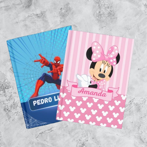 Caderno Brochura Personalizado com Nome