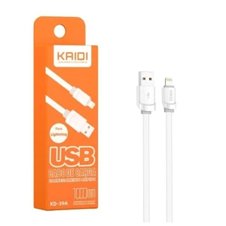 Cabo Usb Iphone Lightning De Dados Carga Reforçado Turbo KD-39A Kaidi