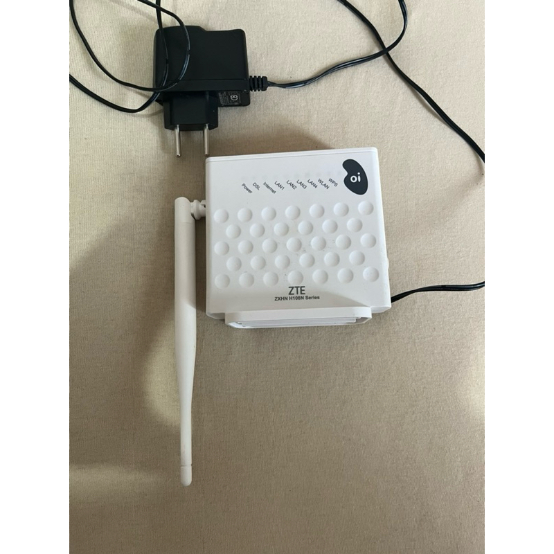 Modem Roteador Oi Zte Modelo ZXHN H108N Pouco Usado