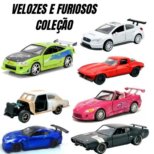 Carrinho miniatura miniatura - Velozes E Furiosos 1:32 jada abre