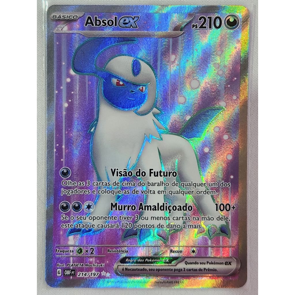 Carta Pokemon Absol ex (214/197) OBF