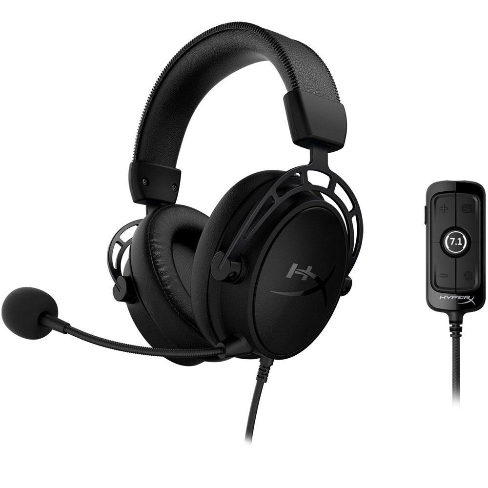 Headset Gamer HyperX Cloud Alpha S Blackout, Som Surround 7.1, Drivers 50mm, Multi-plataformas, USB e P3 - 4P5L2AA - USADO