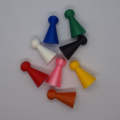 Kit de Peões para Jogo de Tabuleiro - Pinos para Board Game | Shopee Brasil