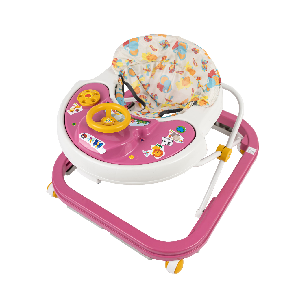 Andador Infantil Rosa Styll Baby Bebê Musical | Shopee Brasil