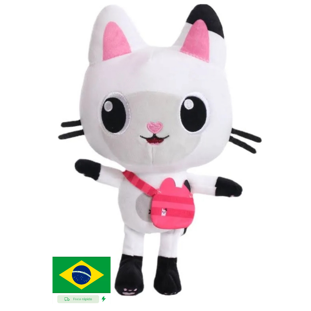 Pelúcia Pandy Gato / Pandy Paws - Casa Mágica Da Gabby 25cm Gabbys ...