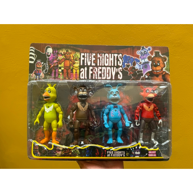 Kit Five Nights At Freddy´s 5 Pronta Entrega 14 Cm | Shopee Brasil