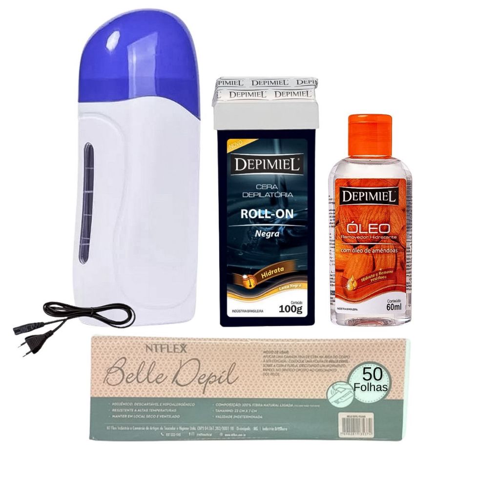 Derretidor Depimiel Depikit Depimiel Sistema Roll On Cera Quente