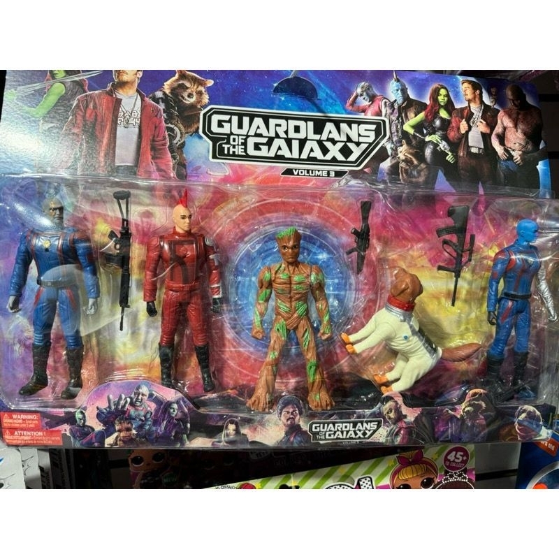 5 Bonecos Guardiões Da Galáxia Articulados Envio Imediato | Shopee Brasil