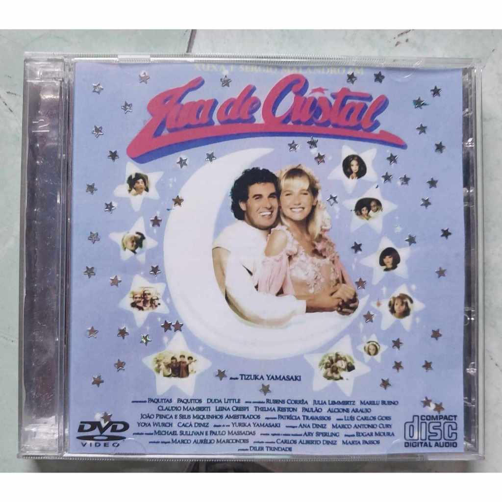 CD + DVD Trilha sonora de LUA DE CRISTAL Xuxa | Shopee Brasil