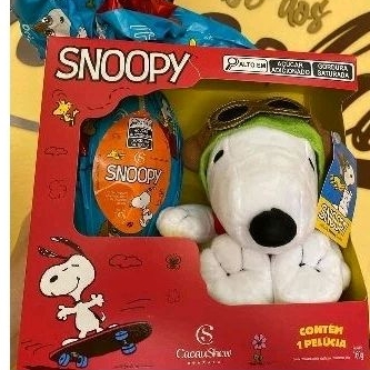 Ovo de Páscoa Snoopy Aviador - Cacau Show - Escorrega o Preço