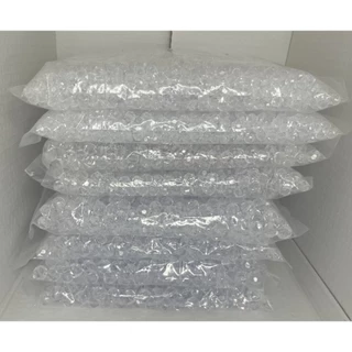 Pedrarias Cristal Facetado Acrílico 500gr 6mm 8mm 10mm 12mm 14mm Melhor Preço Luxo