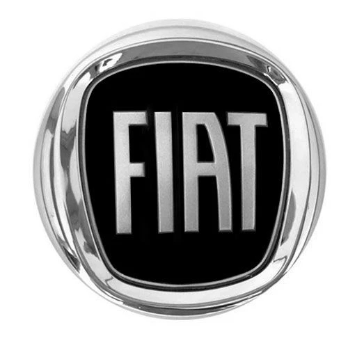 Emblema Grade Fiat Preto 100mm Bravo 11/16 Punto Tjet 09/12