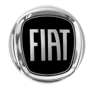 Emblema Grade Fiat Preto 100mm Bravo 11/16 Punto Tjet 09/12