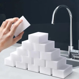Kit 10 Esponjas Mágicas Multiuso Mais Eficiencia Para Seu Dia a Dia Bucha Branca