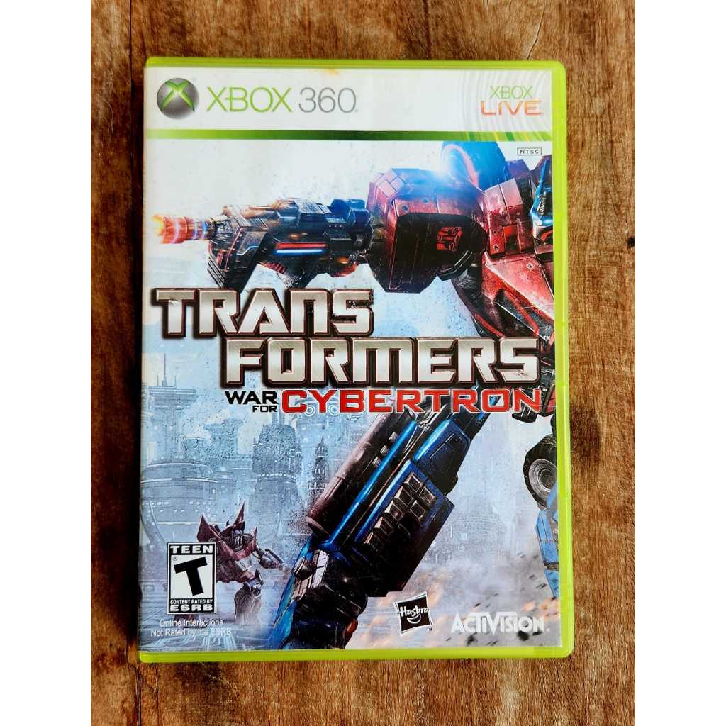 Transformers War For Cybertron (mídia Física) Xbox 360 Shopee Brasil