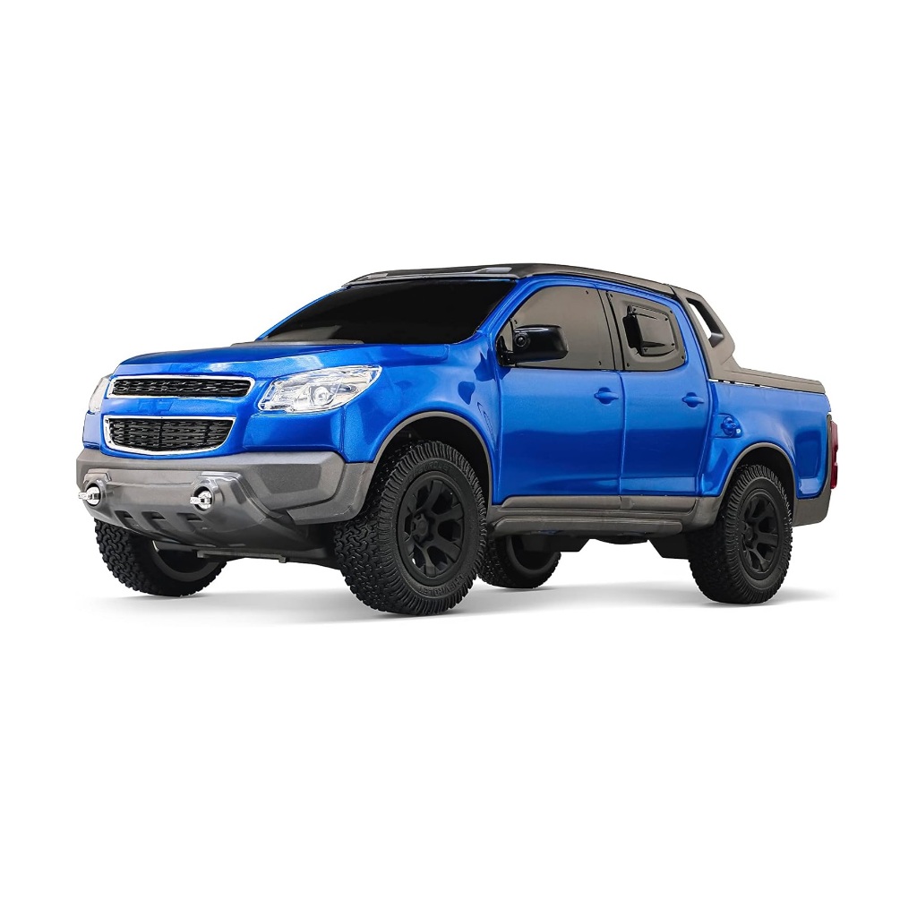 Caminhonete Miniatura Pick Up Rally S10 Roma Brinquedos Pneus emborrachado