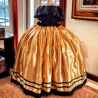 CONJUNTO CIGANA VERMELHO DOURADO - ROUPA POMBOGIRA - roxo com preto - vermelho com preto e dourado com preto
