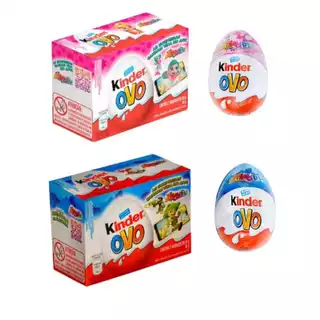 Chocolate Kinder ovo surpresa c/2un (40gr)