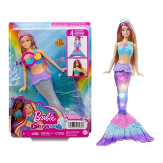 Boneca Barbie Dreamtopia Sereia Com Luzes - Mattel HDJ36