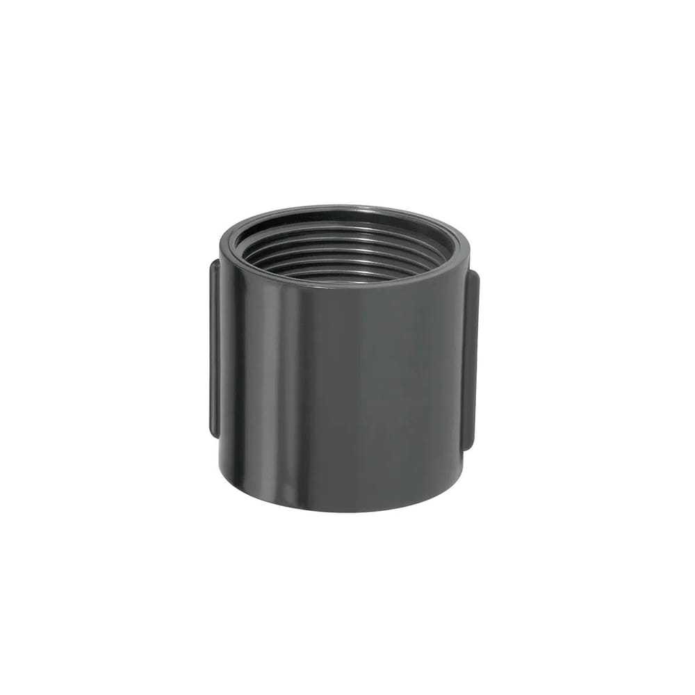 Luva Eletroduto Rosqueavel PVC Preto 1
