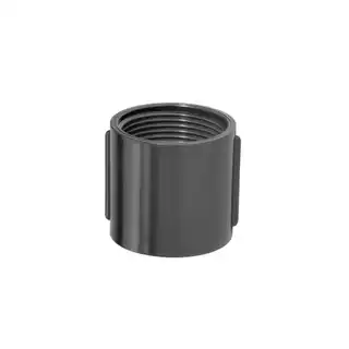 Luva Eletroduto Rosqueavel PVC Preto 1