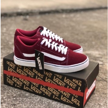 Vans old store skool feminino vermelho