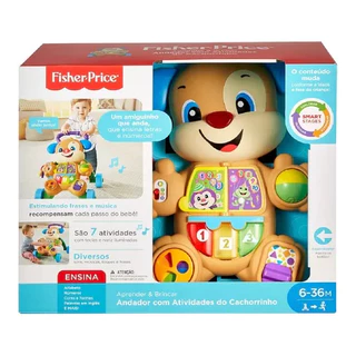 Fisher Price Andador Com 7 Atividades Do Cachorrinho - Mattel Frc78