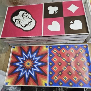Sedas Folhas 35x70 Mix 100 Folhas Aleatorias Corte 200 Folhas Pipas Raia Peixão Flechinha