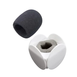 Canopla para microfone e espuma kit