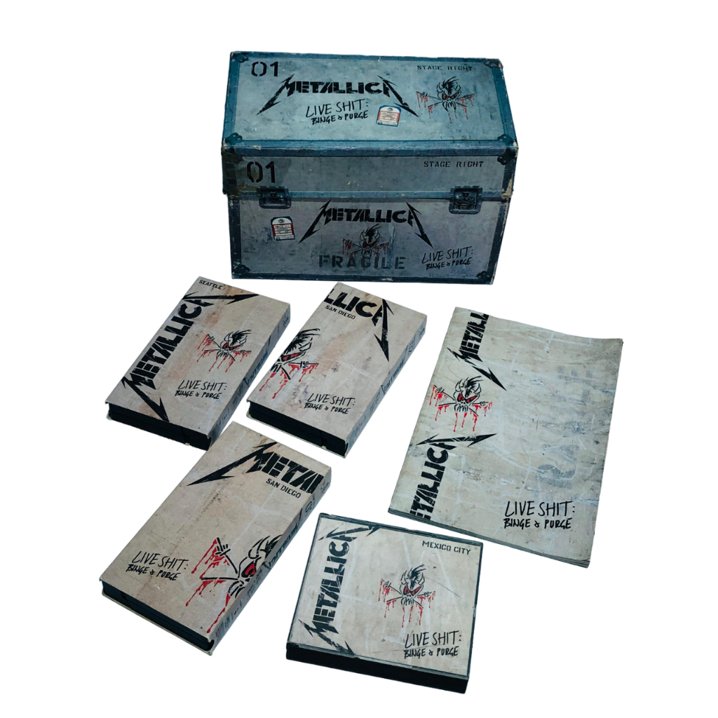 Box Completo Metallica Live Shit Binge Purge | Shopee Brasil